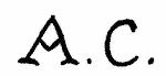 Indiscernible: monogram, old master (Read as: AC)