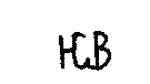 Indiscernible: monogram (Read as: HGB, HCB)