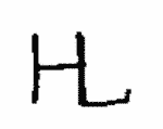 Indiscernible: monogram (Read as: H, HL)