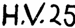 Indiscernible: monogram (Read as: HV)