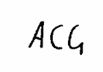 Indiscernible: monogram (Read as: ACG)
