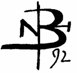 Indiscernible: monogram, symbol or oriental (Read as: NB, NTB)