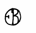 Indiscernible: monogram (Read as: FB, EB)