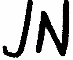 Indiscernible: monogram (Read as: JN)