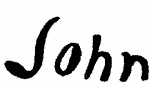Indiscernible: monogram (Read as: JOHN)