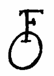 Indiscernible: monogram (Read as: FO, OF, F)