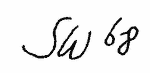 Indiscernible: monogram (Read as: SW)