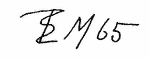 Indiscernible: monogram (Read as: EDM, LM, BLM, SL)