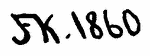 Indiscernible: monogram (Read as: JFK, FK )
