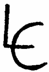 Indiscernible: monogram (Read as: LC, LE)
