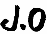 Indiscernible: monogram (Read as: JO)