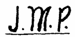 Indiscernible: monogram (Read as: JMP)