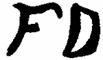 Indiscernible: monogram (Read as: FD)
