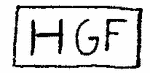 Indiscernible: monogram (Read as: HGF)