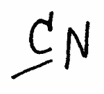 Indiscernible: monogram (Read as: GN, CN)
