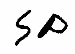 Indiscernible: monogram (Read as: SP)