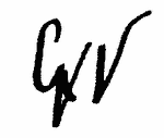 Indiscernible: monogram (Read as: GV)