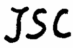 Indiscernible: monogram (Read as: JSC)