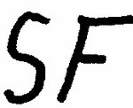 Indiscernible: monogram (Read as: SF)