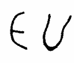 Indiscernible: monogram (Read as: EV)