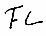 Indiscernible: monogram (Read as: FL, FC, FV)