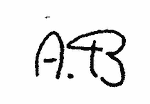 Indiscernible: monogram (Read as: AB)