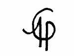 Indiscernible: monogram, symbol or oriental (Read as: AG, ACP, H, HG, )