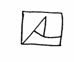 Indiscernible: monogram, symbol or oriental (Read as: AL, A, ALO)