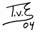 Indiscernible: monogram (Read as: TVE)