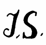 Indiscernible: monogram (Read as: JS, TS)