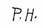 Indiscernible: monogram (Read as: PH)