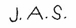 Indiscernible: monogram (Read as: JAS)