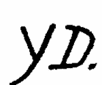 Indiscernible: monogram (Read as: YD)