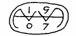 Indiscernible: monogram, symbol or oriental (Read as: EWA)