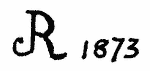 Indiscernible: monogram (Read as: R, JR)