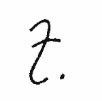 Indiscernible: monogram (Read as: Z, F)