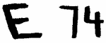 Indiscernible: monogram (Read as: E)