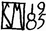 Indiscernible: monogram (Read as: SM)