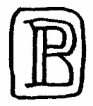 Indiscernible: monogram (Read as: P, PB)