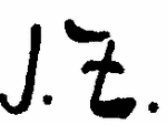 Indiscernible: monogram (Read as: JZ)
