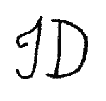 Indiscernible: monogram, old master (Read as: JD, J D)