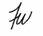 Indiscernible: monogram (Read as: TW, FW)