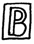 Indiscernible: monogram (Read as: B, PB)