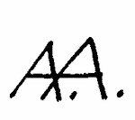 Indiscernible: monogram (Read as: AA)