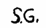 Indiscernible: monogram (Read as: SG)