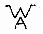 Indiscernible: monogram (Read as: WA)