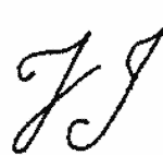 Indiscernible: monogram (Read as: JT)