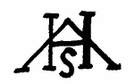 Indiscernible: monogram (Read as: HAS, HSA, AHS, A)