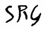 Indiscernible: monogram (Read as: SRG)