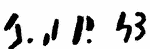 Indiscernible: monogram, illegible (Read as: JNP, JDP)